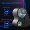 AC Infinity Lupa powiększająca 30x-60x z podświetleniem LED  Growshop -sklep ogrodniczy we Wrocławiu, Warszawie i Poznaniu
