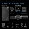 Zestaw uprawowy growbox AC Infinity 120x60x180 cm - gotowy zestaw do uprawy z wentylacją, filtrem i lampą LED FULL SPECTRUM 200W LM301H  Growshop -sklep ogrodniczy we Wrocławiu, Warszawie i Poznaniu