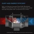 Wentylator AC Infinity Quiet Inline 200mm 1370 m3/h 10 trybów + kontroler wilgotności i temperatury (1)  Growshop -sklep ogrodniczy we Wrocławiu, Warszawie i Poznaniu
