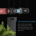 Wentylator AC Infinity Quiet Inline 200mm 1370 m3/h 10 trybów + kontroler wilgotności i temperatury (1)  Growshop -sklep ogrodniczy we Wrocławiu, Warszawie i Poznaniu