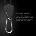 AC Infinity rope clip hangers - wytrzymałe regulowane uchwyty wieszaki/zawieszki do sprzętu max 68kg  Growshop -sklep ogrodniczy we Wrocławiu, Warszawie i Poznaniu
