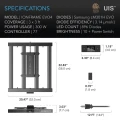 AC Infinity IONFRAME EVO4 300W – Lampa LED Grow Full Spectrum Samsung LM301H EVO 120x120cm  Growshop -sklep ogrodniczy we Wrocławiu, Warszawie i Poznaniu