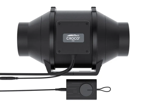 WENTYLATOR CROCO 345M3/H FI100MM POTENCJOMETR Growshop -sklep ogrodniczy we Wrocławiu, Warszawie i Poznaniu