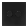 VERTICANA® WALL DIMMER 2-WAY BLACK - czarny ściemniacz ścienny, podwójny  Growshop -sklep ogrodniczy we Wrocławiu, Warszawie i Poznaniu