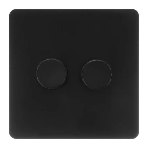 VERTICANA® WALL DIMMER 2-WAY BLACK - czarny ściemniacz ścienny, podwójny Growshop - sklep ogrodniczy we Wrocławiu, Warszawie i Poznaniu