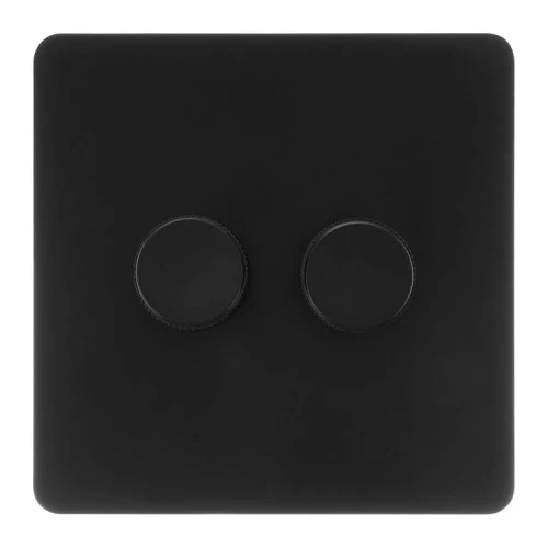 VERTICANA® WALL DIMMER 2-WAY BLACK - czarny ściemniacz ścienny, podwójny Growshop -sklep ogrodniczy we Wrocławiu, Warszawie i Poznaniu