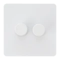 VERTICANA® WALL DIMMER 2-WAY WHITE - biały ściemniacz ścienny, podwójny  Growshop -sklep ogrodniczy we Wrocławiu, Warszawie i Poznaniu