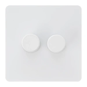 VERTICANA® WALL DIMMER 2-WAY WHITE - biały ściemniacz ścienny, podwójny Growshop - sklep ogrodniczy we Wrocławiu, Warszawie i Poznaniu