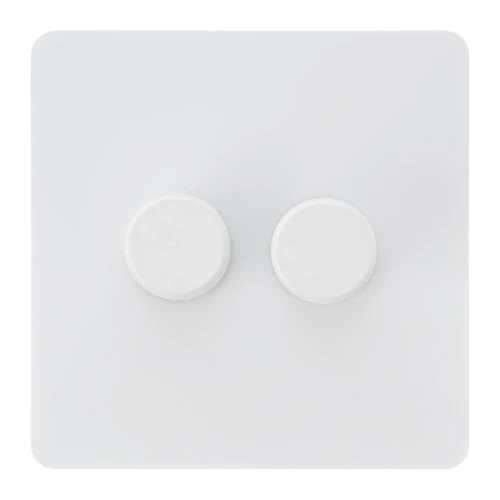 VERTICANA® WALL DIMMER 2-WAY WHITE - biały ściemniacz ścienny, podwójny Growshop -sklep ogrodniczy we Wrocławiu, Warszawie i Poznaniu