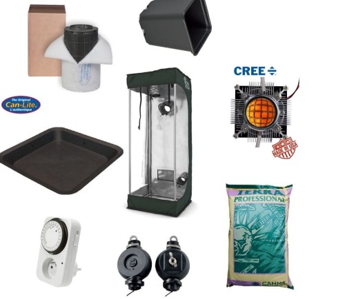 Zestaw Led growbox 60x60x160cm (4 rośliny, LED 120W) Growshop -sklep ogrodniczy we Wrocławiu, Warszawie i Poznaniu