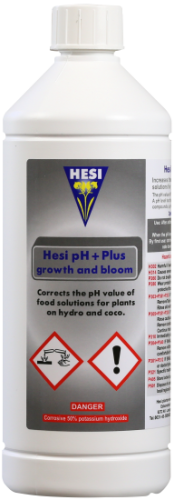 Hesi pH+ 1L - Faza wzrostu i kwitnienia Growshop -sklep ogrodniczy we Wrocławiu, Warszawie i Poznaniu