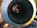 Tłumik akustyczny fi 100mm, długość 300mm, aluminiowy bardzo lekki   Growshop -sklep ogrodniczy we Wrocławiu, Warszawie i Poznaniu