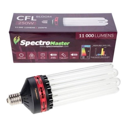 Lampa energooszczędna CFL 250W Bloom 2100K Spectromaster Growshop -sklep ogrodniczy we Wrocławiu, Warszawie i Poznaniu