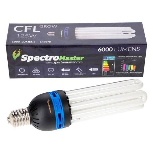 Lampa energooszczędna CFL 125W Grow 6400K Spectromaster Growshop -sklep ogrodniczy we Wrocławiu, Warszawie i Poznaniu