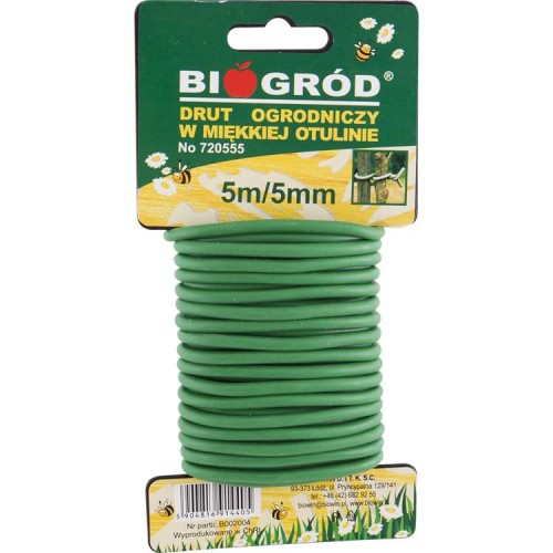 Drut ogrodniczy w miękkiej otulinie 5m / 5mm Growshop -sklep ogrodniczy we Wrocławiu, Warszawie i Poznaniu