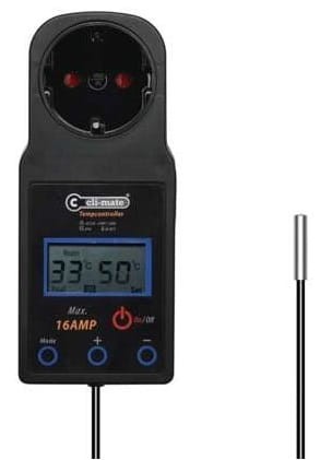 Regulator temperatury z czujnikiem temperatury Cli-mate TE-16 Growshop -sklep ogrodniczy we Wrocławiu, Warszawie i Poznaniu
