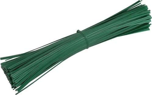  Herbgarden Garden Tie Straight Pre-cut - Zielony drut ogrodniczy 25cm 100szt  Growshop -sklep ogrodniczy we Wrocławiu, Warszawie i Poznaniu