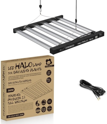 LAMPA LED 360W HALO 2,7 µmol/J Growshop -sklep ogrodniczy we Wrocławiu, Warszawie i Poznaniu