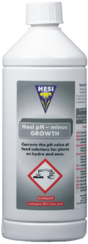 Hesi pH- 1L - Faza wzrostu Growshop -sklep ogrodniczy we Wrocławiu, Warszawie i Poznaniu